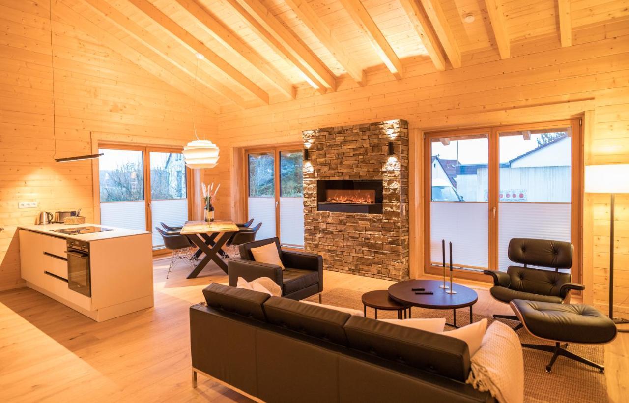 Netten Naturerlebnis Holz-Chalets Daun Exteriör bild