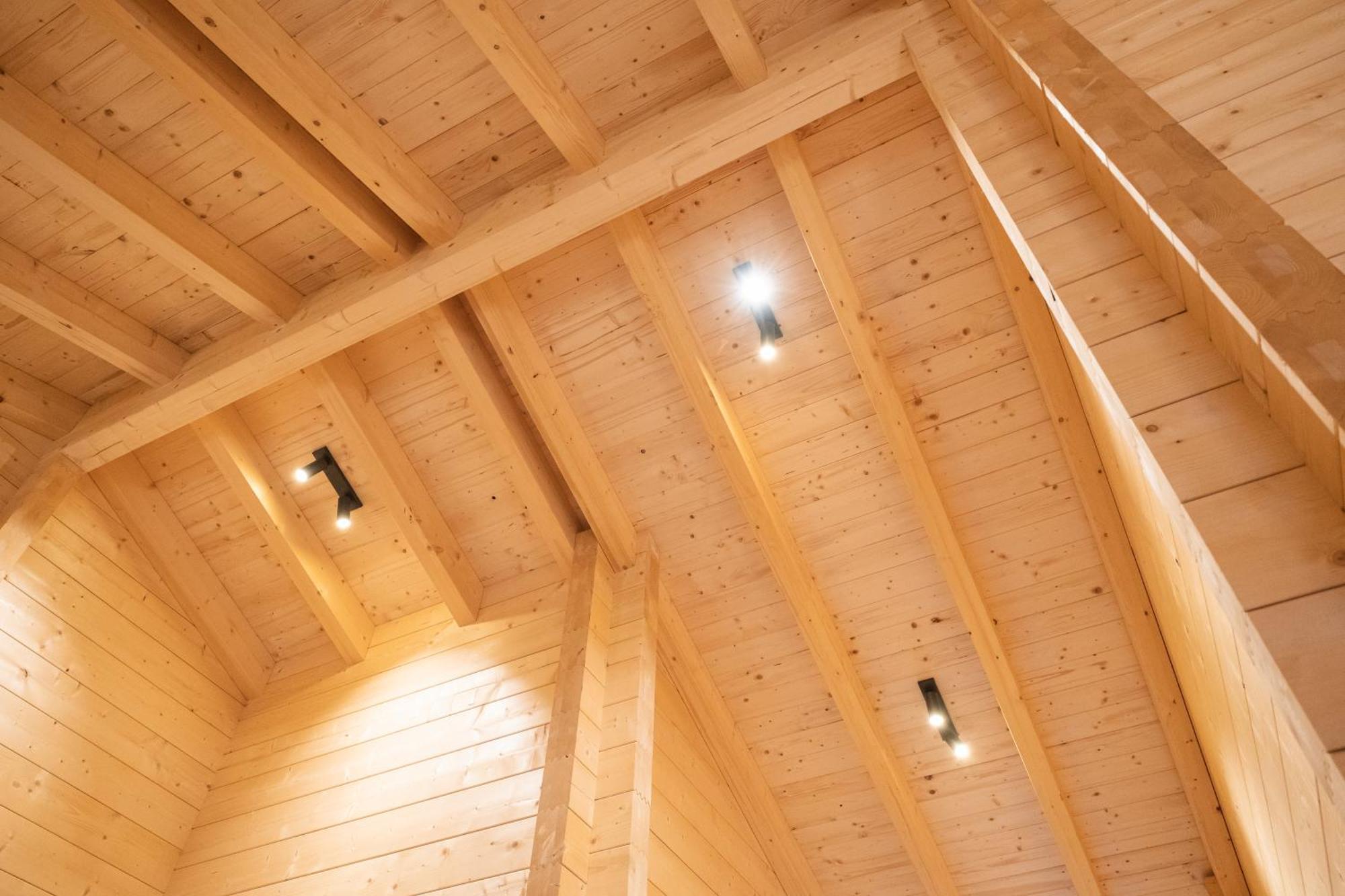 Netten Naturerlebnis Holz-Chalets Daun Exteriör bild