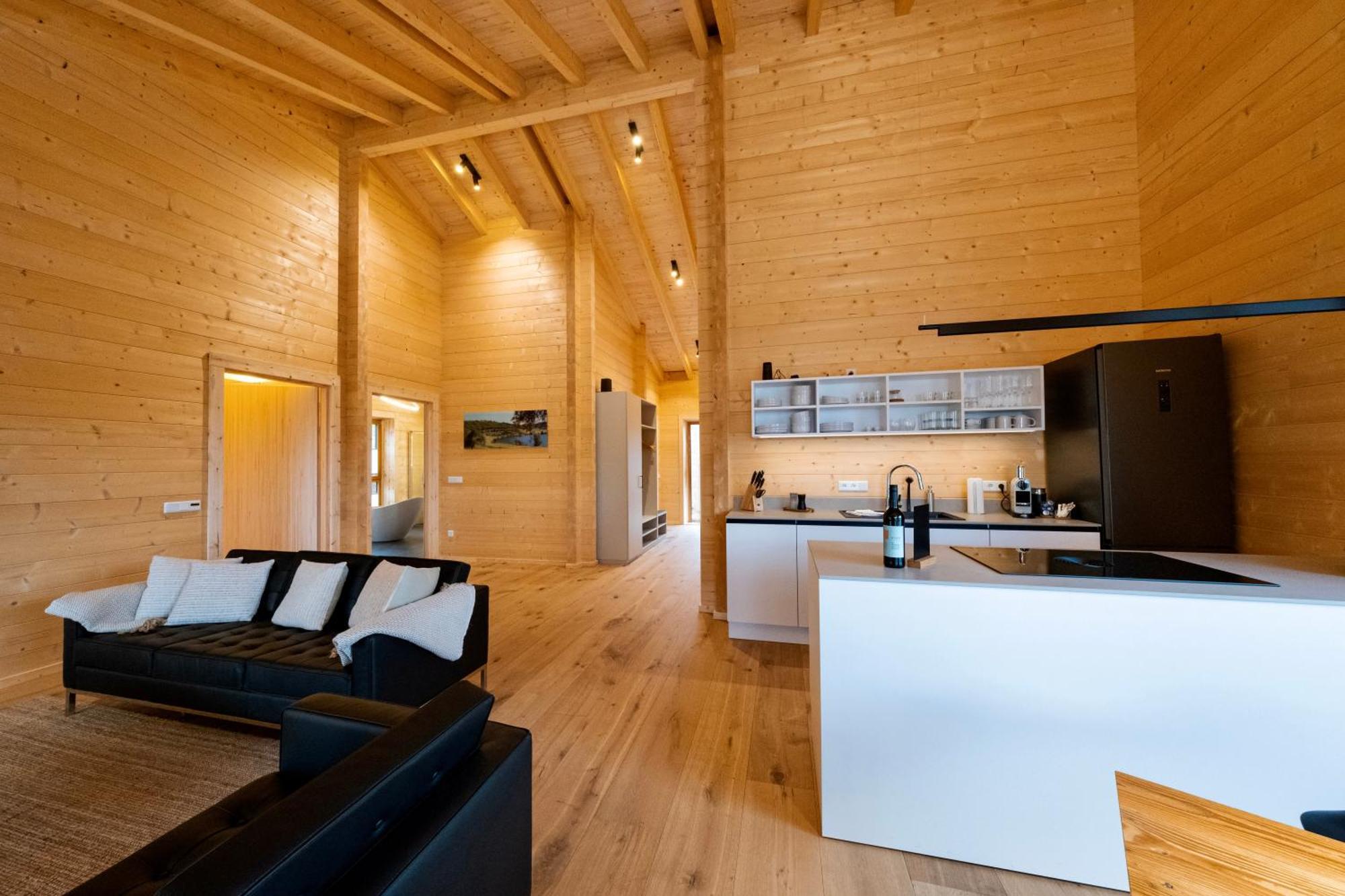 Netten Naturerlebnis Holz-Chalets Daun Exteriör bild